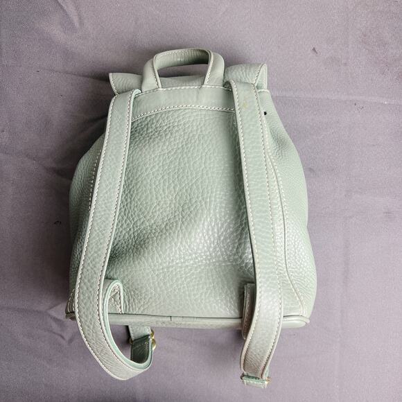 Coach Sonoma Leather Daypack Sea Blue Large Backpack 4911 - Picture 8 of 12